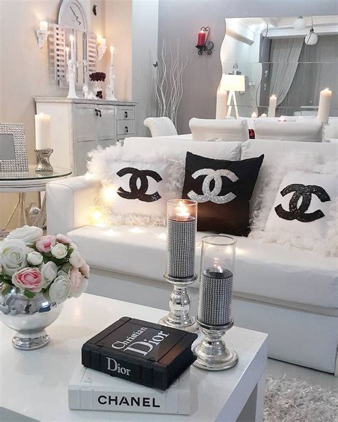 cheap chanel home decor|chanel inspired decor.